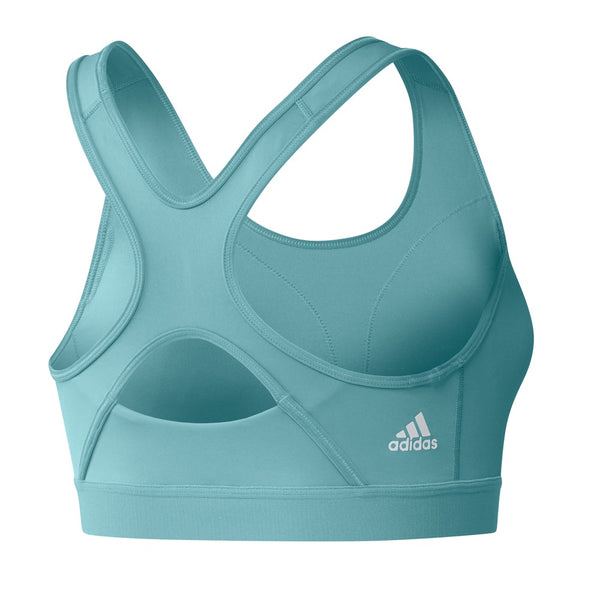 ADIDAS BELIEVE THIS MEDIUM-SUPPORT WORKOUT LOGO BRA