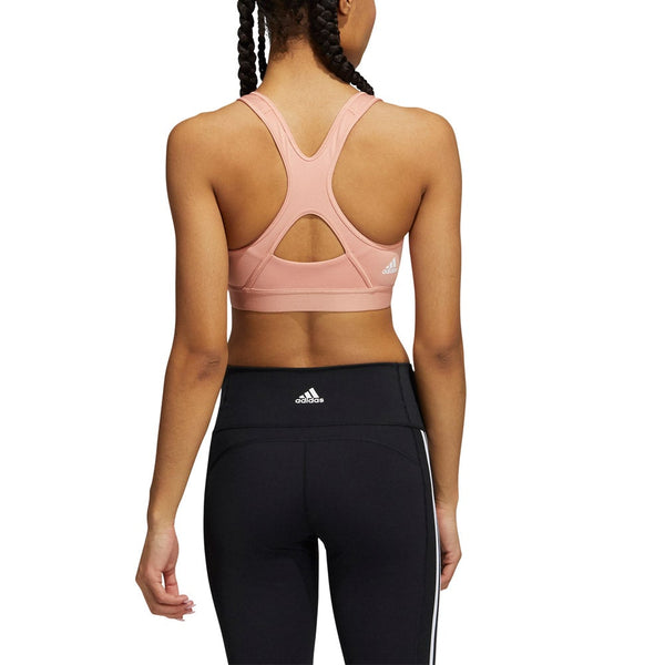 ADIDAS WOMEN'S BELIEVE THIS MEDIUM-SUPPORT WORKOUT LOGO BRA