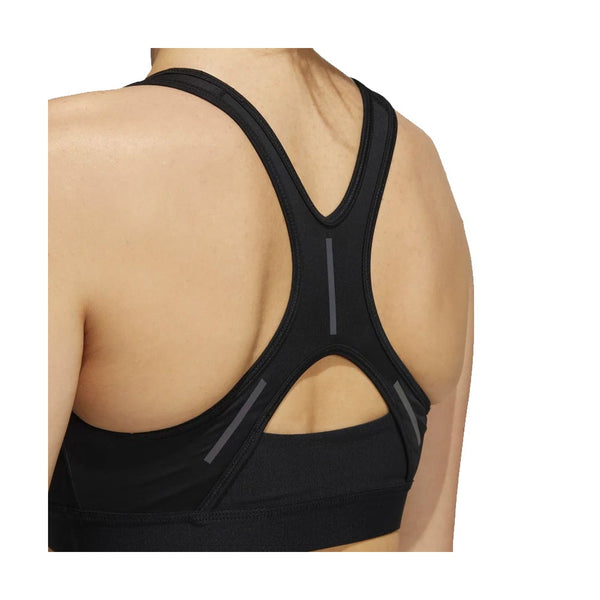 ADIDAS WOMEN'S BELIEVE THIS MEDIUM-SUPPORT REFLECTIVE BRA