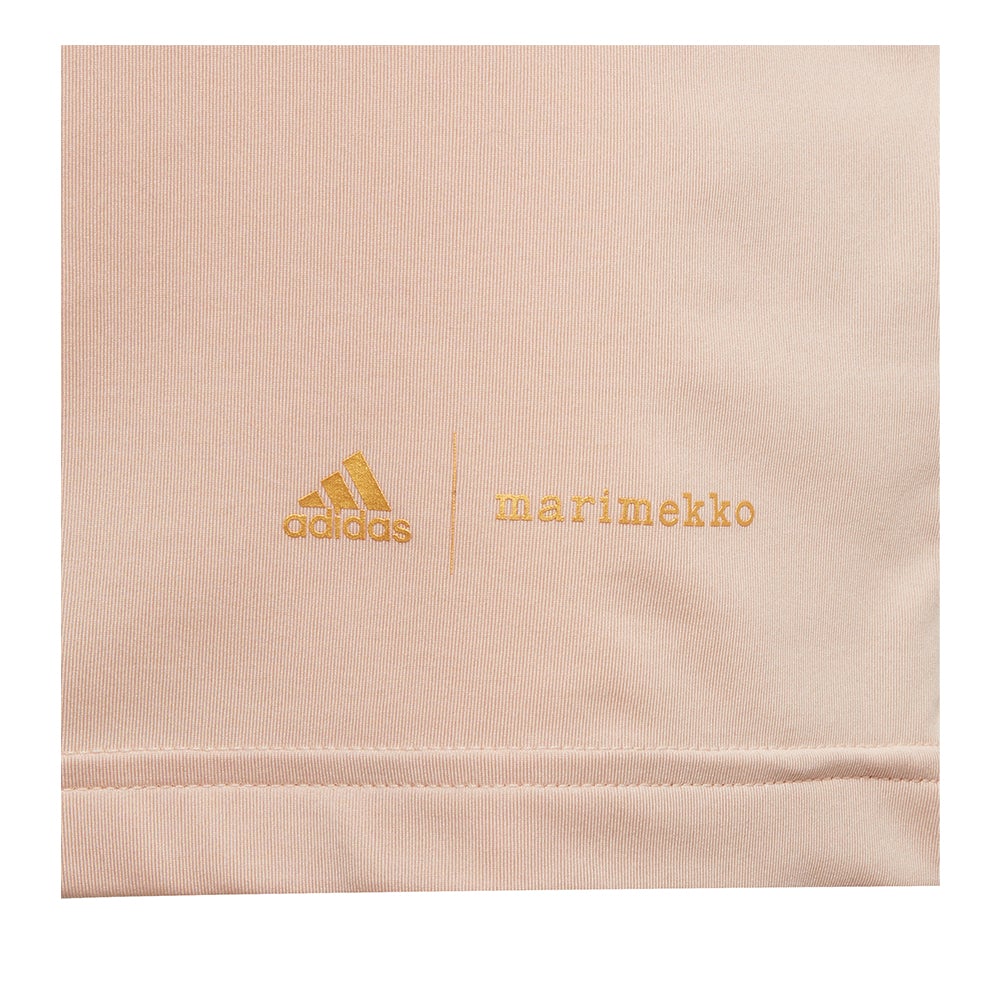 ADIDAS GIRLS' MARIMEKKO PRIMEGREEN AEROREADY LOOSE AND LONGER GRAPHIC TEE